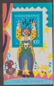 Alemania #1813 1993 Hoja Souvenir Nueva