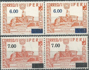 PERU #C445 - C446   1976  Nuevas en Par