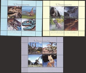 Congo Republica Popular  Col#SN01- 12  Y2011 Nuevas en 3 pliegos  Cinderellas