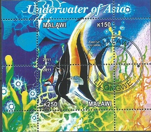 MALAWI #SN05   Y2011  Hoja Souvenir  Cinderella