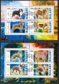 MALAWI #SN21-28   2013 Mini Pliego Cinderellas "Razas cacinas"