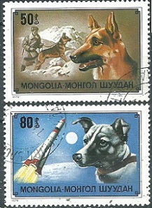 Mongolia #1032 y #1035  1979