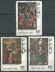 PERU #539 - 541  1970  Serie completa