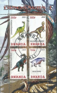 RUANDA #RW 34-37 Y2010  Mini pliego cinderella