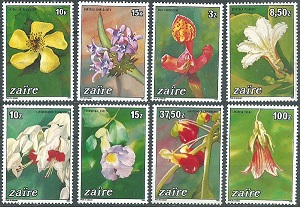 Zaire #1146 - 1153 1984  Serie completa Nuevas