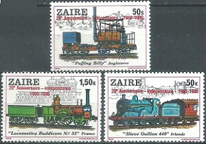 Zaire #991 - 992 y #994 1980 Nuevas