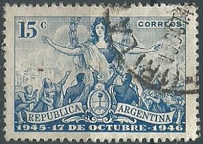 Argentina  #555    1946