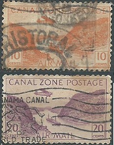 Canal de Panama #C9 y C11 1946