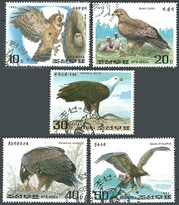 Corea del Norte #3056 - 3060 1991 Serie completa