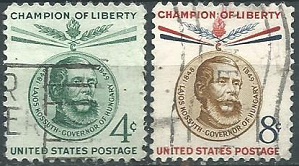 ESTADOS UNIDOS # 1117 - 1118 1958
