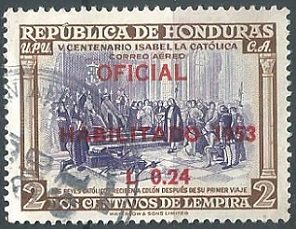 Honduras #CO53  1952