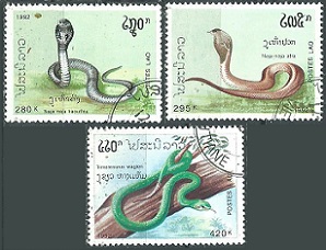 LAOS #1078 - 1080   1992