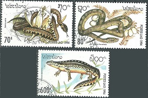 LAOS #1178 - 1179 y #1181 1994