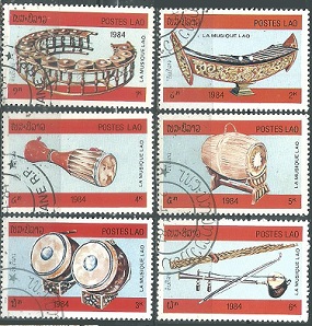 LAOS #529 -534    1984  Serie completa