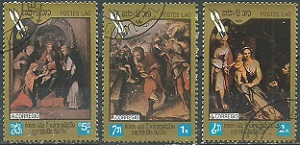 LAOS #569 - 571  1984