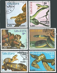 LAOS #722 - 727  1986