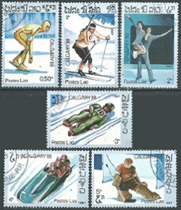 LAOS #758 - 763   1987