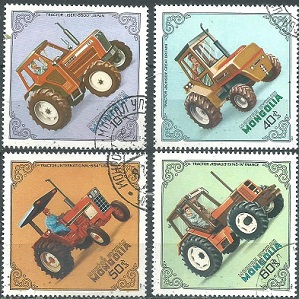 Mongolia #1272 y #1274 - 1276  1983
