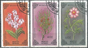 Mongolia #1514 - 1516   1986