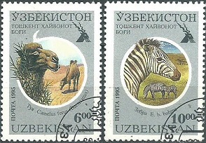 Uzbekistan #96 y #99 1996