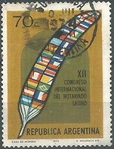 Argentina  #1008   1973