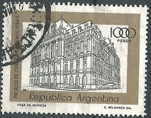 Argentina #1177 1977 "Palacio de correos de Buenos aires"