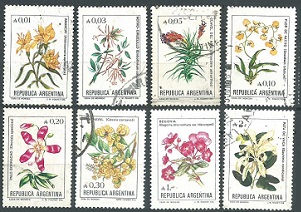 Argentina #1516, #1518 - 1522 y #1524 - 1525 1985