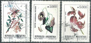 Argentina #1688 - 1690 1989