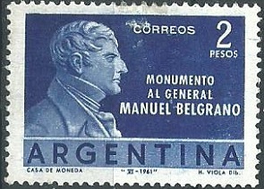 Argentina #730 1961 Nueva