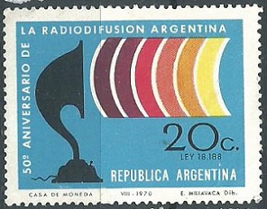 Argentina #923 1970