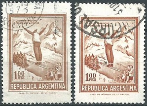 Argentina  #938 (1971) y #991 (1972)