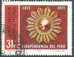 Argentina #960 1971 (ligero daño posterior)