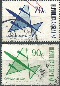 Argentina #C137 - C138 1973