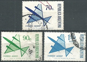 Argentina #C137 - C139 1973
