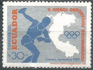 Ecuador #1100 1985 Usada