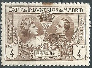 España  Ed#SR6  1907 Nueva (Hinged)
