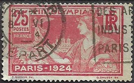 Francia #199 1924 "VIII juegos Olímpicos, Paris"
