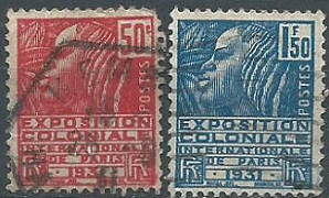 Francia #260 - 261 1930