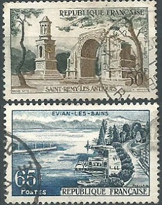 Francia #855 - 856 1957