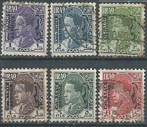 Irak #O72 - O77  1934