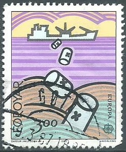 Islas Feroe  #143  1986  "Cuidemos los océanos"