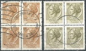 Italia #998H y #998J  1968  Cuadros