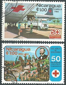 Nicaragua #1382 - 1383 1984  Serie completa