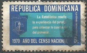 REPUBLICA DOMINICANA #669    1970