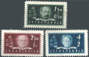 Yugoslavia #B152 - B153   1948  Serie completa  Nuevas