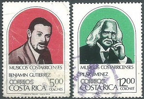 COSTA RICA  #298 - 299  1984