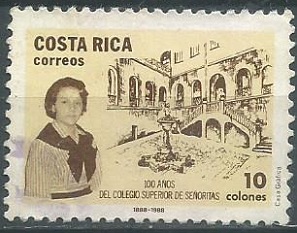 COSTA RICA  #406   1988