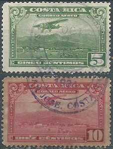 COSTA RICA  #C15 - C16  1934