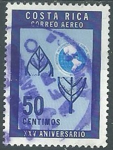 COSTA RICA  #C451  1967