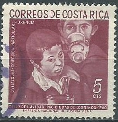 COSTA RICA  #RA9    1960 "Pro navidad de la ciudad de los niños"